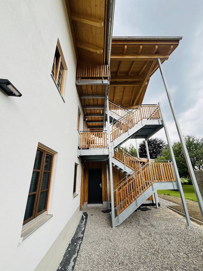 Ferienwohnung Holz und Himmel - Ferienwohnung Holz und Himmel, 53 qm mit Schlafzimmer und Wohnraum