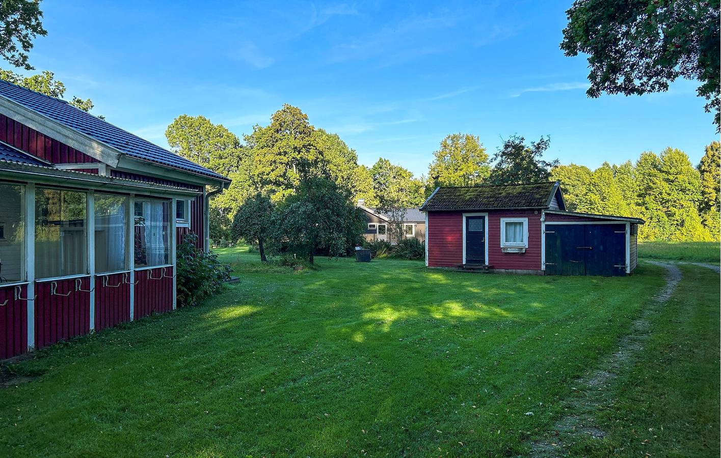 Ferienhaus für 10 Personen mit Garten in Bolmen