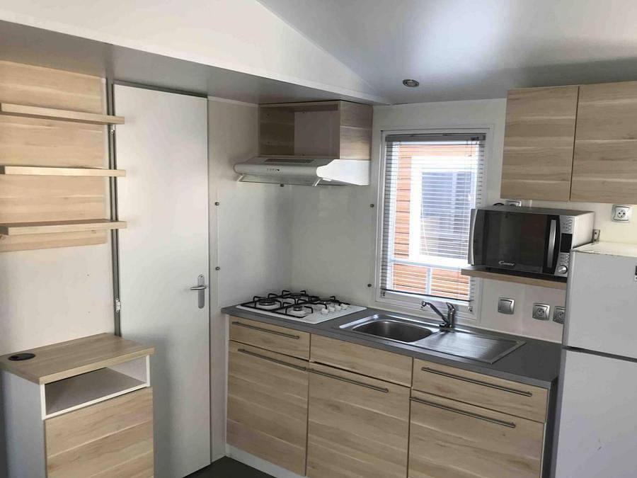 Camping des Bains - Mobilheim 6 personen - O'Hara 834 in Saint-Honoré-les-Bains, Naturpark Morvan