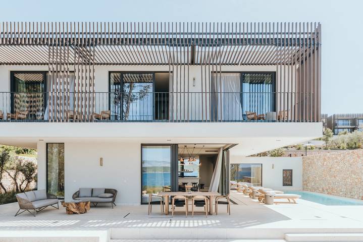 Villa mit pool für 8 Personen, mit Balkon/Terrasse und Terrasse auf Hvar - 3