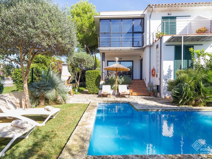 Luxus-Finca für 8 Personen, mit Balkon/Terrasse und Garten sowie Pool in Can Picafort - 2