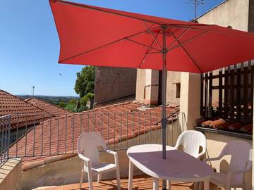 Maison d’hôte pour 3 personnes, avec vue et terrasse, animaux acceptés à Béziers