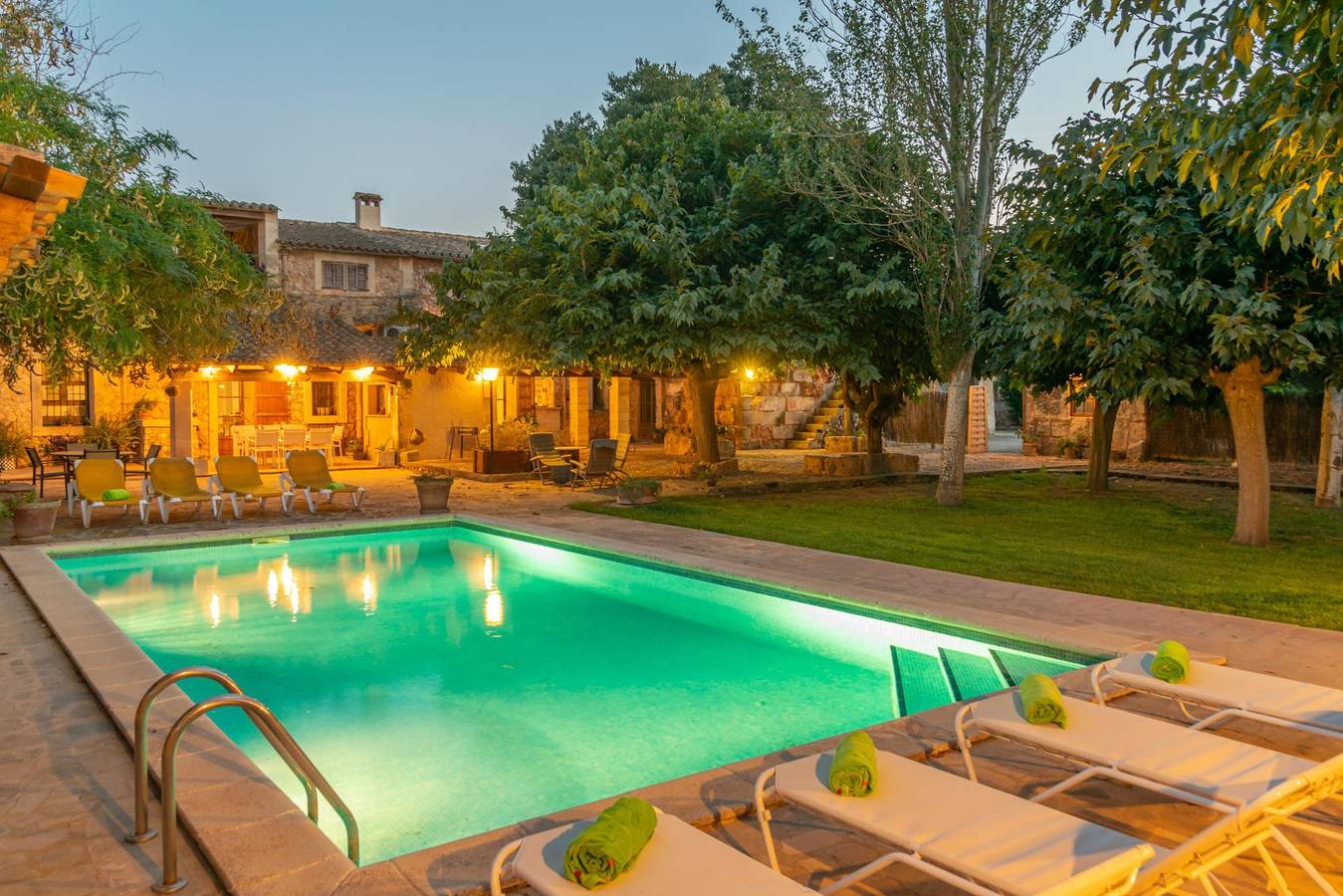 Son Arboç Gran - Villa avec piscine privée et connexion Wi-Fi gratuite. in Algaida, Majorque l'intérieur des terres