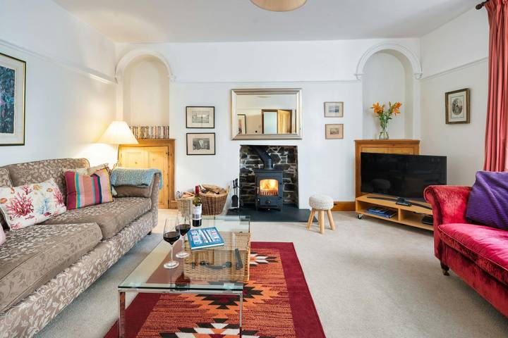 Cottage for 6 people, with terrace and garden, with pets in New Quay
