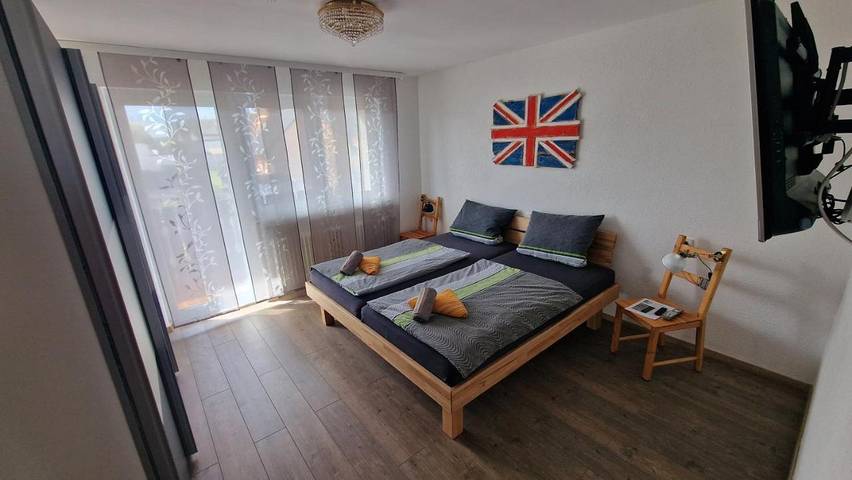 Maison d’hôte pour 2 personnes, avec vue ainsi que balcon et jardin, animaux acceptés à Burgau