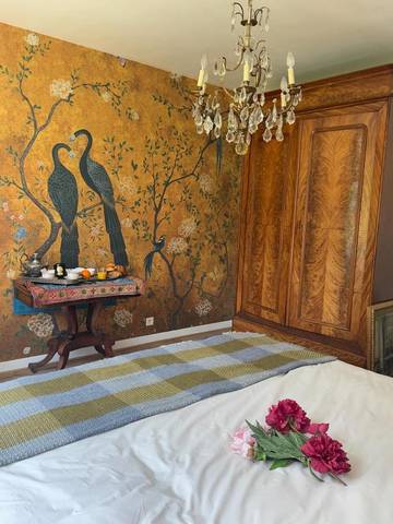 Chambre d’hôte pour 2 personnes, avec jardin ainsi que terrasse et vue à Saint-Étienne-au-Mont