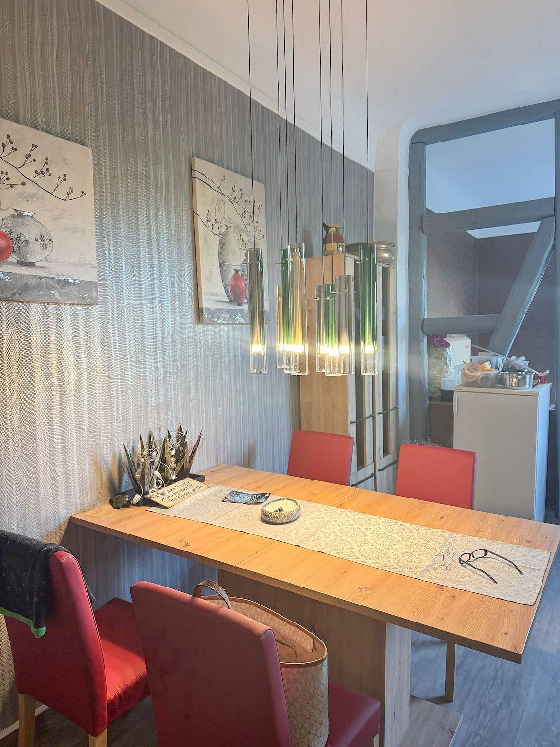 Ganze Wohnung, Apartment 'Vogelnest' mit Gemeinschaftspool, gemeinsamer Terrasse und Wlan in Mühlhausen, Unstrut-Hainich-Kreis
