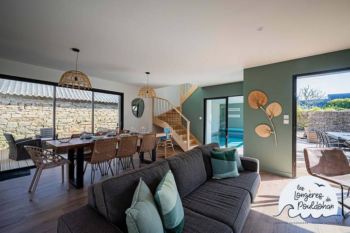 La Longère de la Plage! Quiet, comfortable villa 300m from the beach! in Trégunc, Quimper region