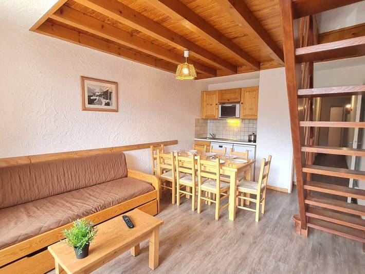 Gîte pour 8 personnes, avec balcon dans Office De Tourisme Des Deux Alpes Front De Neige - 3
