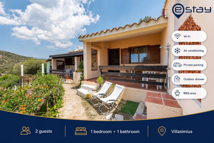 Vakantiewoning voor 2 personen, met Balkon/Terras in Simius