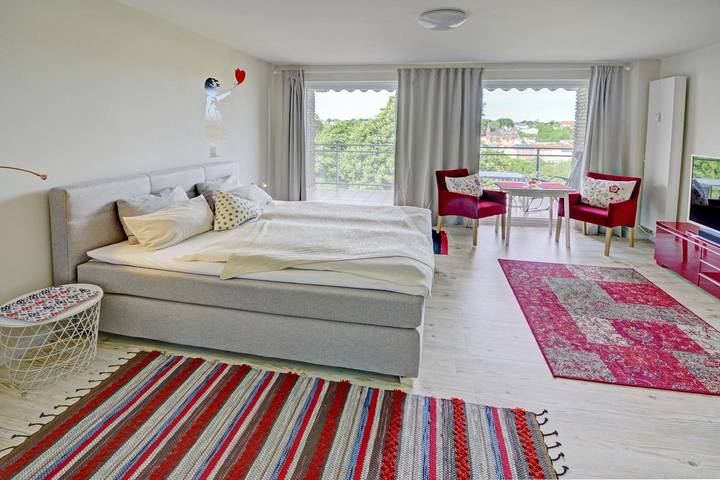 Ferienwohnung für 2 Personen, mit Balkon und Ausblick in Flensburg - 2