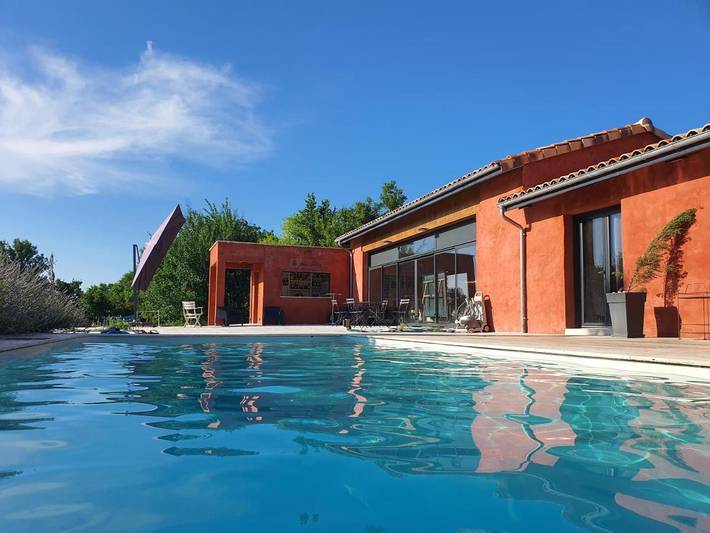 Maison de campagne pour 2 personnes, avec jardin et piscine à Prayssas