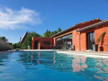 Maison de campagne pour 2 personnes, avec piscine et jardin à Prayssas