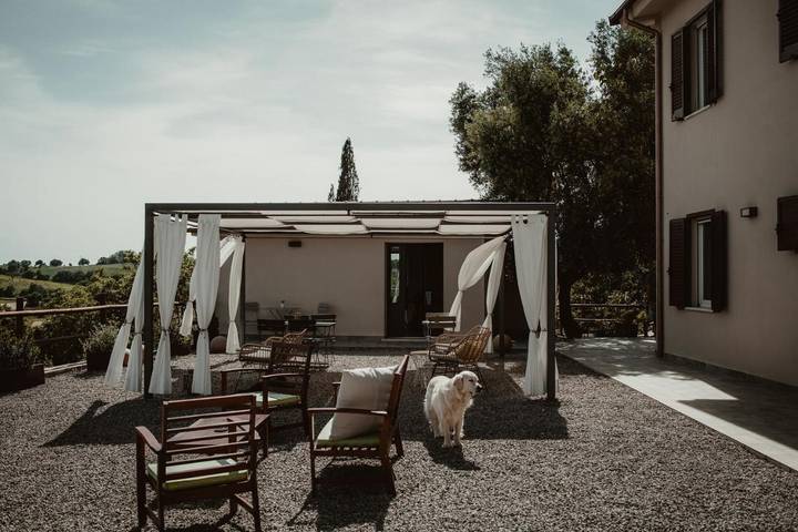 Casa vacanza per 2 persone, con Terrazza e Giardino nonché Panorama a Manciano