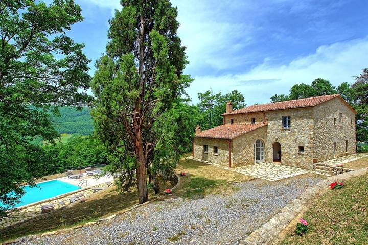 Casa vacanza per 10 persone, con piscina, con animali domestici in San Casciano dei Bagni