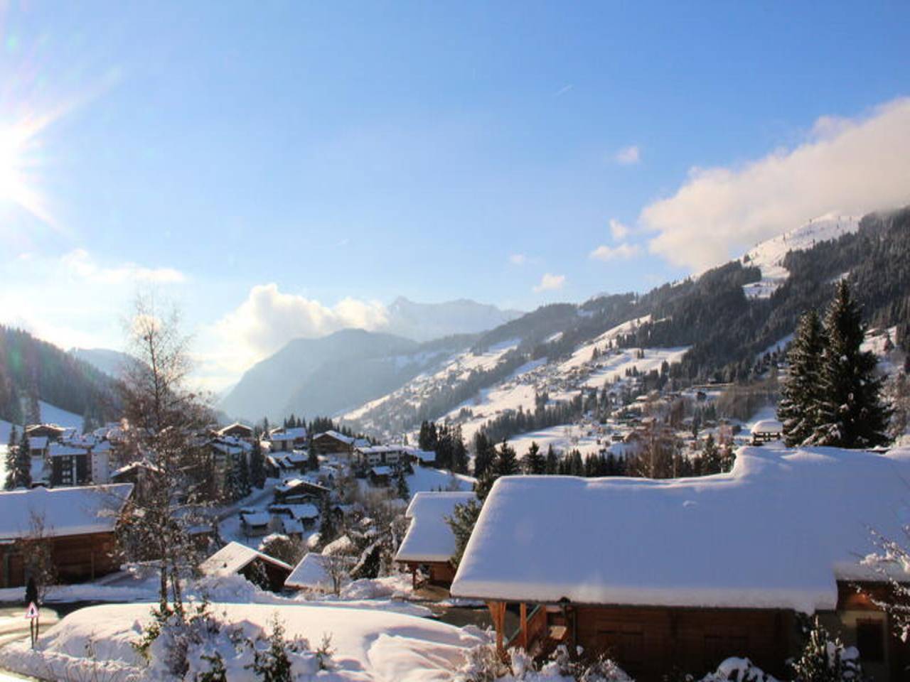Ganze Wohnung, Chalet in Les Gets mit Pool und Hammam in Les Gets, Les Portes du Soleil