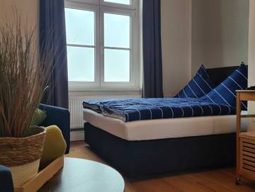 Ferienwohnung für 3 Personen, mit Garten und Terrasse, kinderfreundlich in Anklam