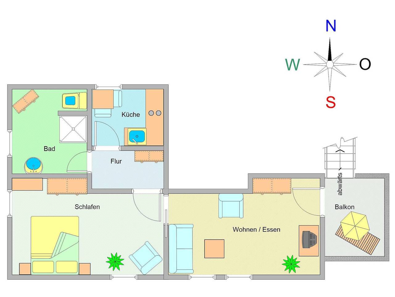 Ganze Ferienwohnung, Wiesengrund 18 Whg. Wigr-18 in Kühlungsborn, Mecklenburgische Ostseeküste