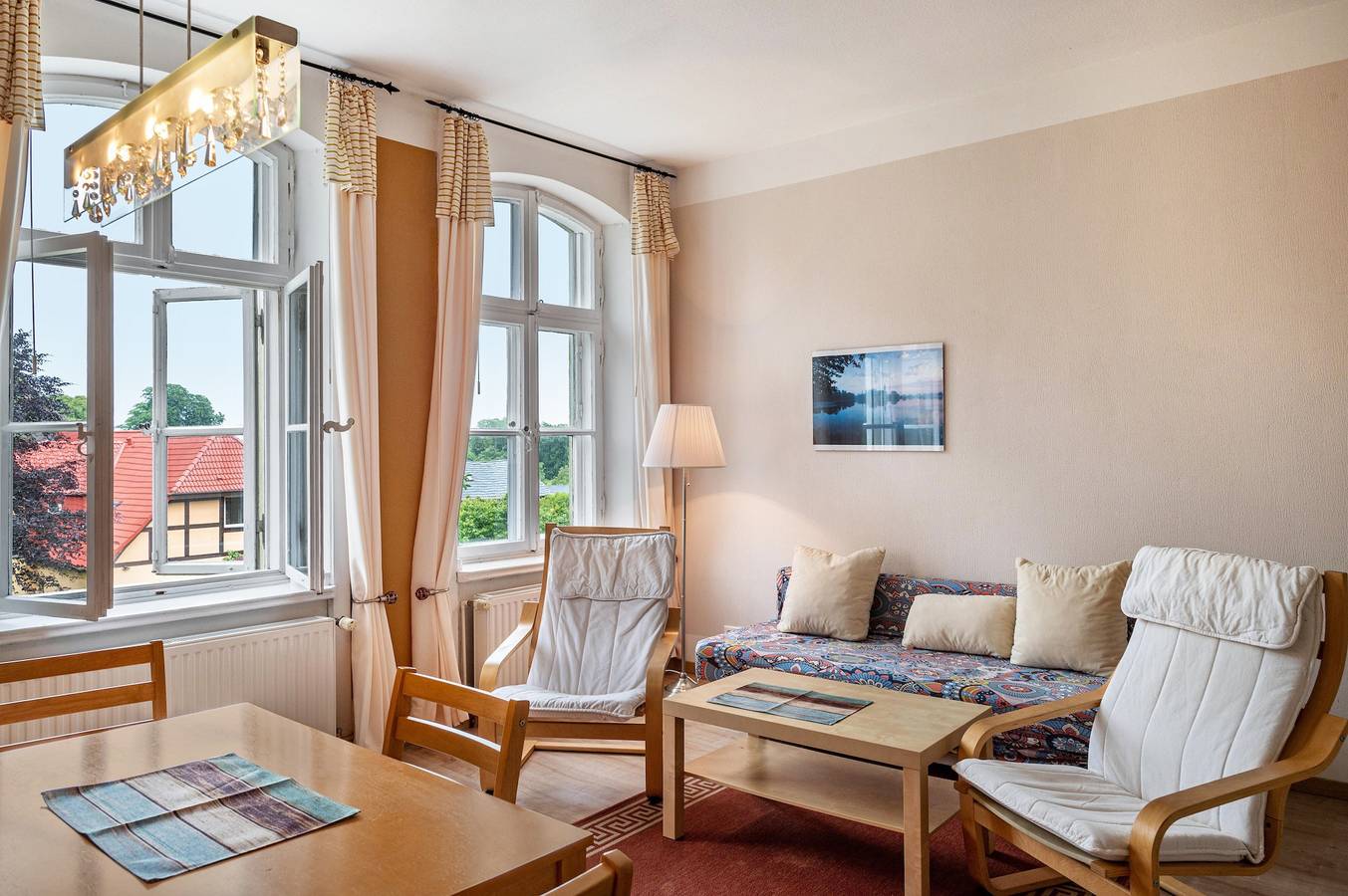 Apartamento entero, Apartamento 'Ferienwohnung 7' con terraza y jardín compartidos in Krakow am See, Lagos de Mecklenburg