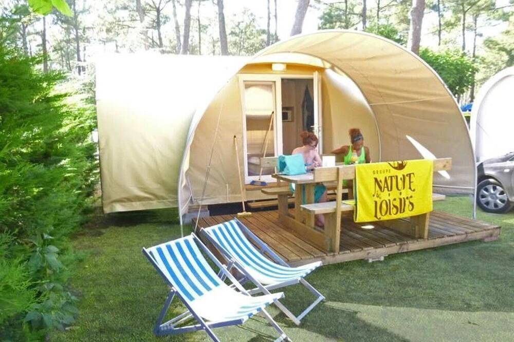 Zecamping 4* familial piscine chauffée mobil-home 18m2 in Salles-Curan, Pareloup-See