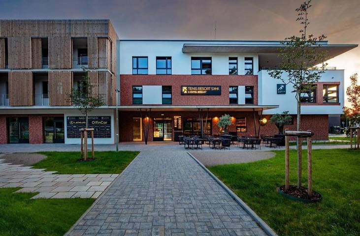 Hotel dla 4 osób, z sauna i balkon oraz widok w Hradec Králové