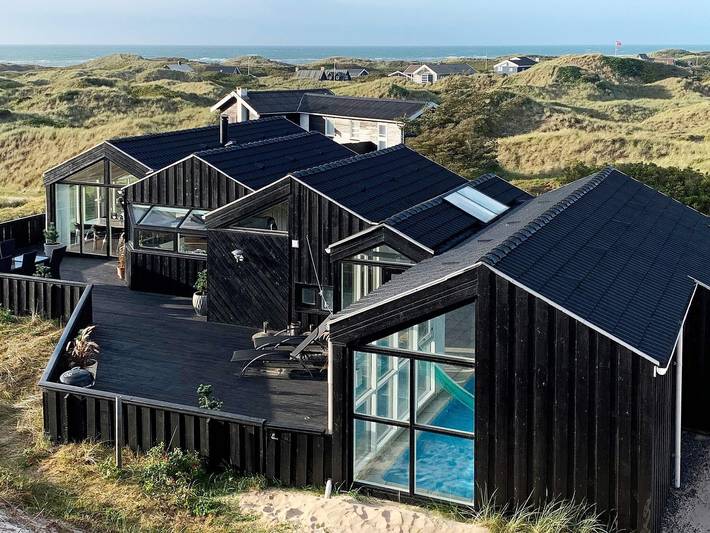 Ferienhaus für 8 Personen, mit Terrasse und Pool sowie Sauna in Jammerbugt