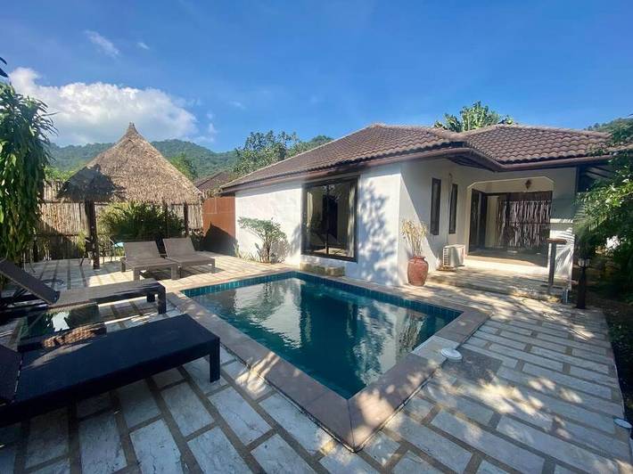 Villa pour 5 personnes, avec piscine et jardin dans Koh Tao