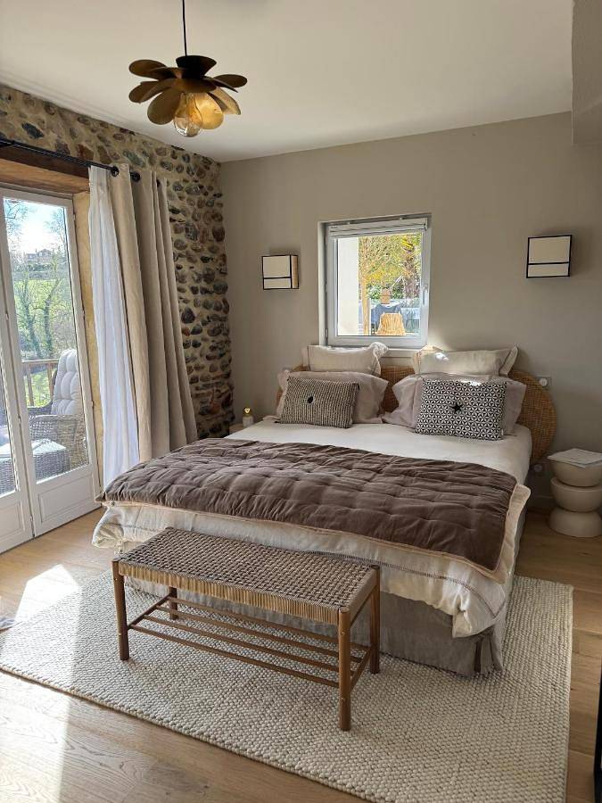 Location de vacances pour 2 personnes, avec Balcon et Terrasse ainsi que Jardin et Piscine à Gelos - 3