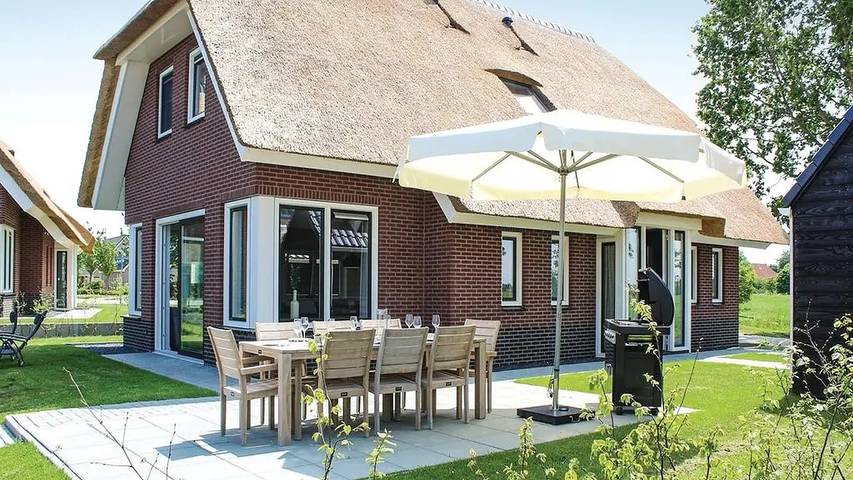 Ferienhaus für 9 Personen, mit Sauna und Garten, mit Haustier