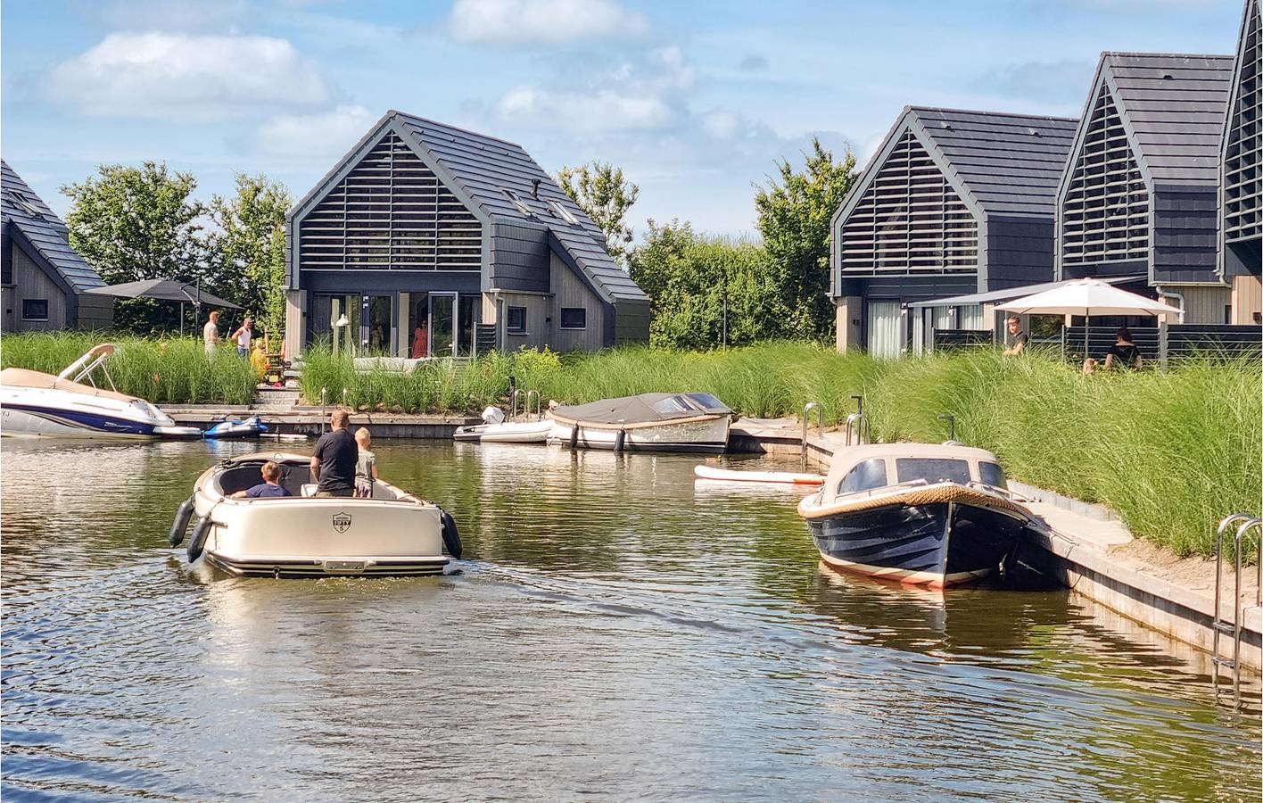 Ferienhaus für 8 Personen mit Ausblick in Balk, Ijsselmeer