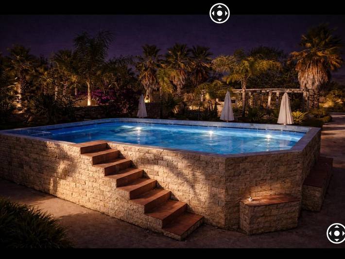 Maison de campagne pour 2 personnes, avec jardin ainsi que terrasse et piscine à Erice - 4