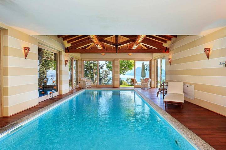 Villa pour 9 personnes, avec jardin et vue sur le lac ainsi que vue et piscine à Comune di Stresa - 3