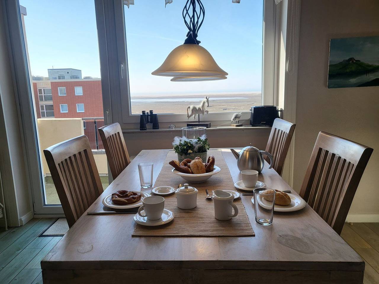 Ganze Wohnung, Ferienwohnung Prielkieker mit direktem Meerblick in St. Peter-Bad, St. Peter-Ording