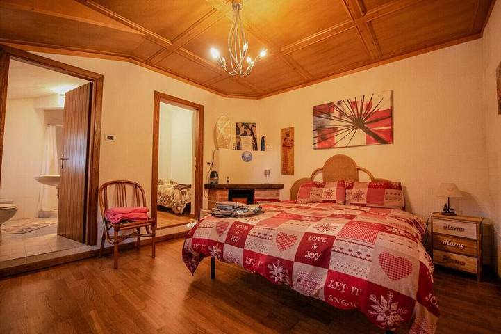 Maison de campagne pour 3 personnes, avec Jardin dans Serina