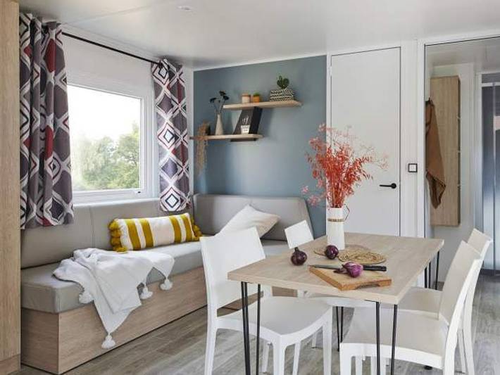 Camping Baie de Terenez - Mobilheim 4 personen - Lodge Grand Confort Sterec in Plouezoc'h, Ceinture Dorée