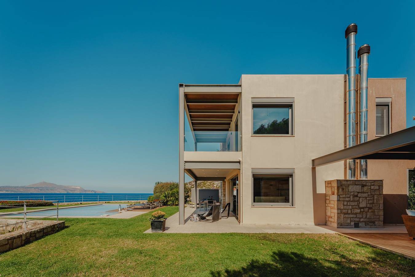 Villa Strix in Almyrida, Vámos