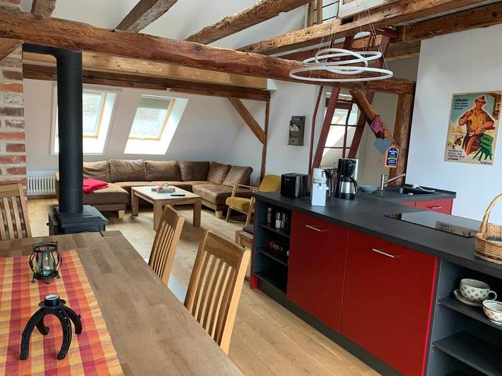 Ferienwohnung für 6 Personen, mit Garten und Sauna sowie Pool und Ausblick, mit Haustier in Oderbruch - 3