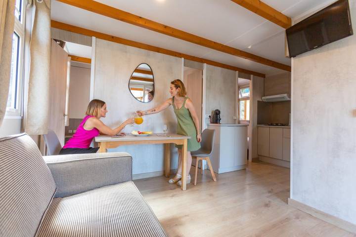 Bungalow para 5 personas, con Terraza y Jardín además de Piscina para niños y Piscina en Ayódar - 3