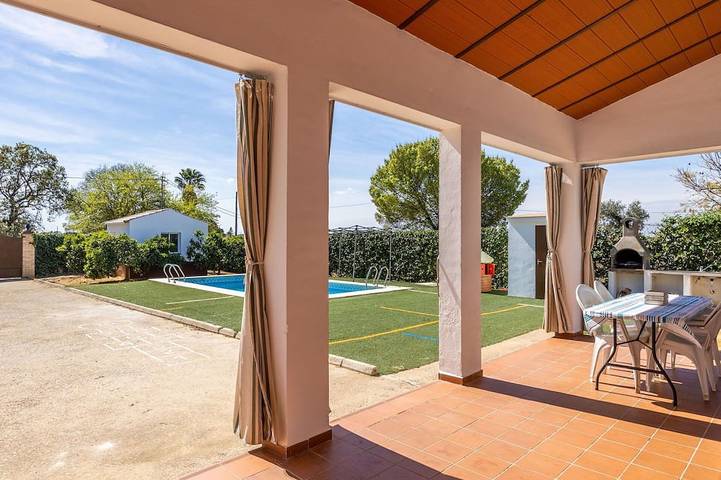 Apartamento para 6 personas, con jardín en Sanlúcar la Mayor