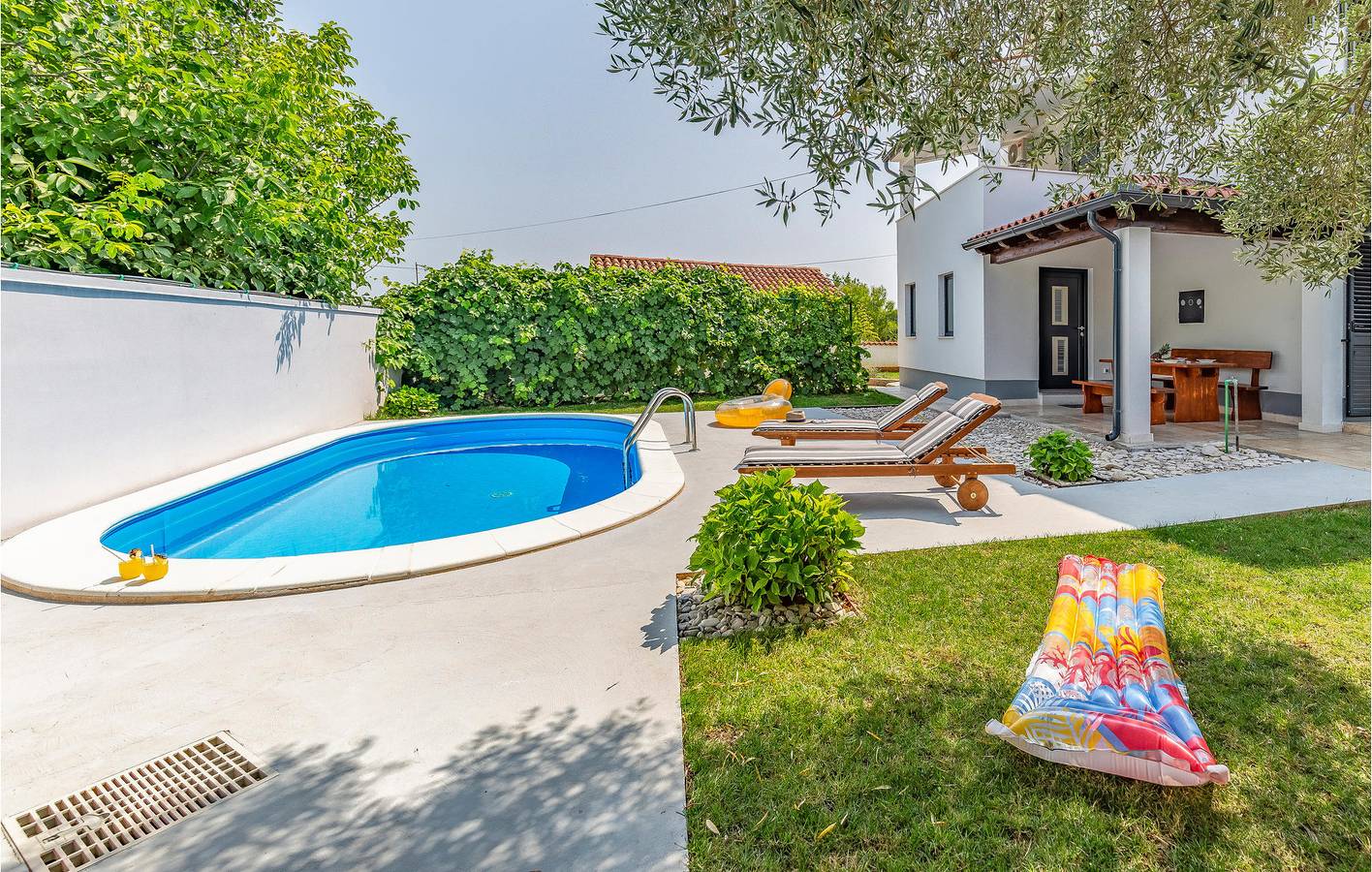 Ferienhaus für 6 Personen mit Terrasse in Valbandon, Südküste Istrien