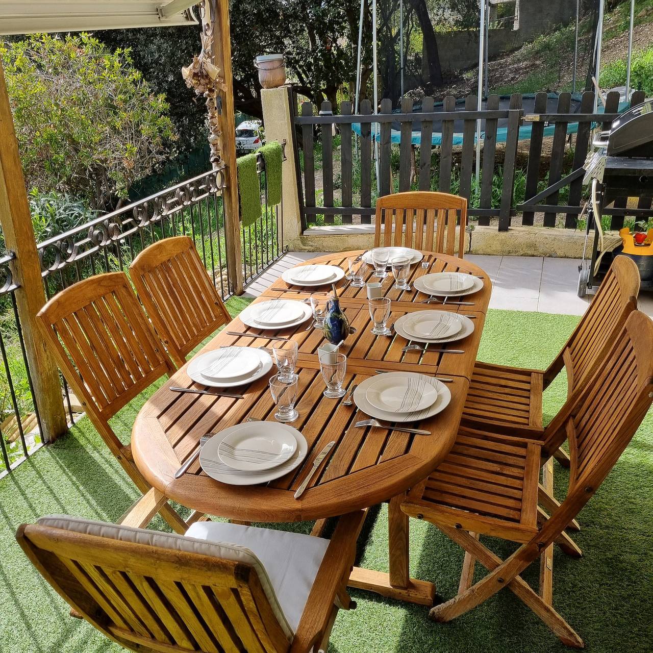 Maison de vacances 'Méli Mélo' avec vue sur la montagne, piscine privée et climatisation in Pégomas, Région de Cannes