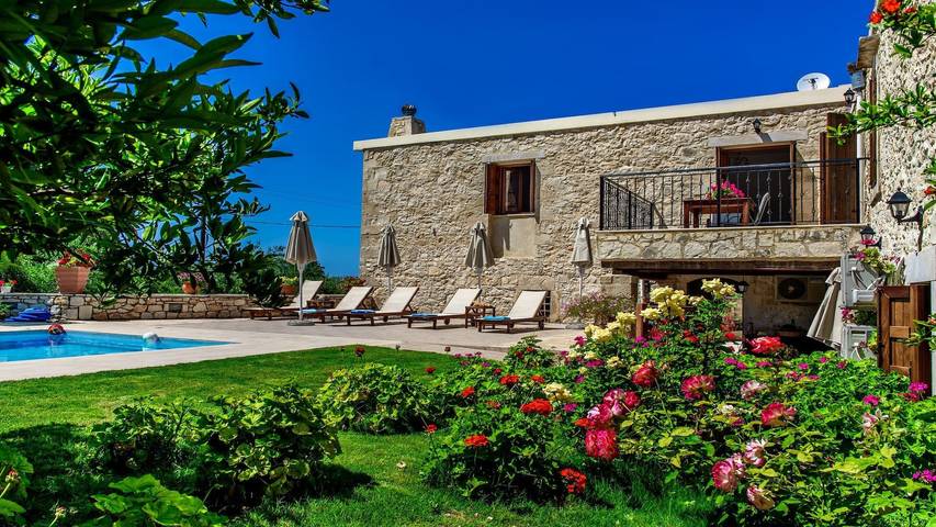 Villa für 12 Personen mit Garten in Alfa, Rethymno und Umgebung