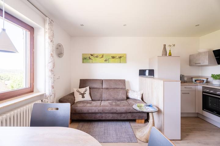 Ganze Wohnung, Ferienwohnung 'Hofquartier' mit Gemeinschaftsgarten, Balkon und Wi-Fi in Kappelrodeck, Achertal