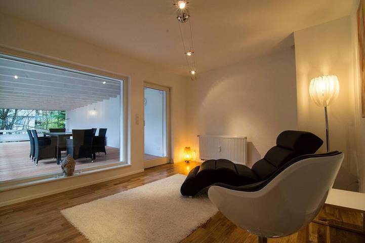 Appartement de vacances pour 6 personnes, avec Balcon ainsi que Jardin et Sauna