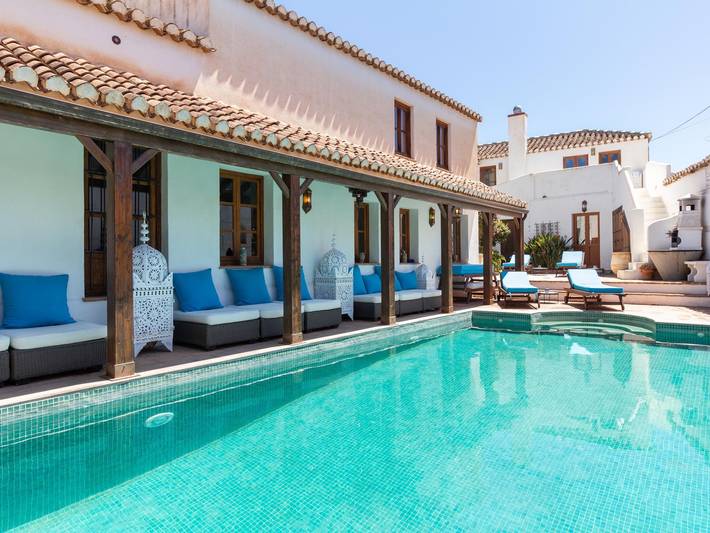 Molino para 8 personas, con Balcón además de Terraza y Piscina en El Valle