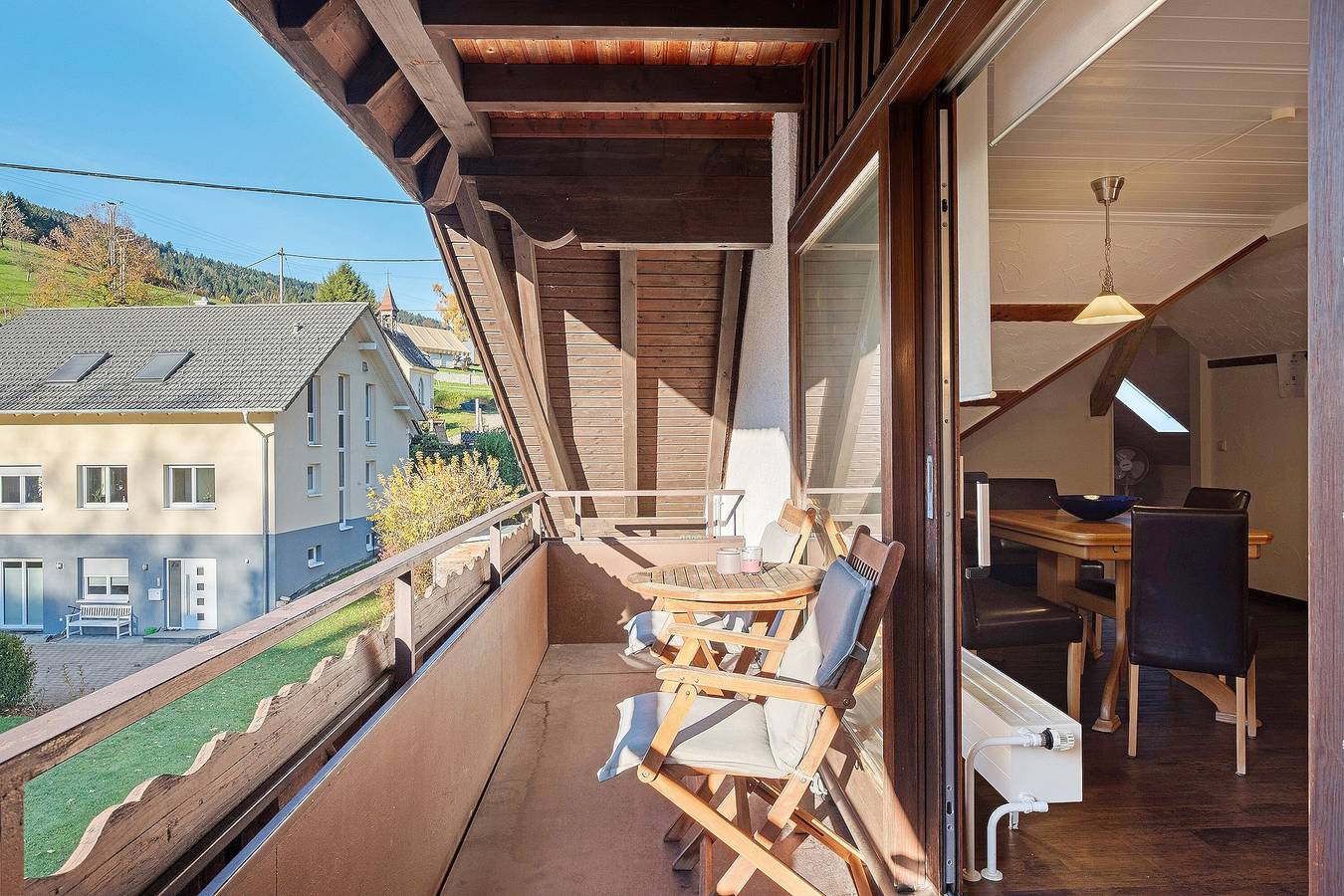 Ganze Wohnung, Apartment '70qm, 2 Schlafräume' mit Bergblick, Balkon und Wlan in Simonswald, Südschwarzwald