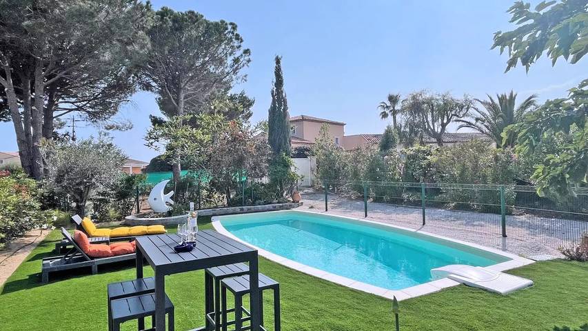 Villa für 6 Personen, mit Terrasse und Garten sowie Pool in Sainte-Maxime - 2