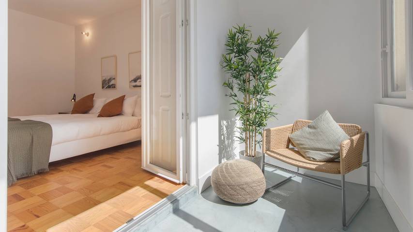 Apartamento de vacaciones para 8 personas, con jardín y balcón en Lisboa - 2