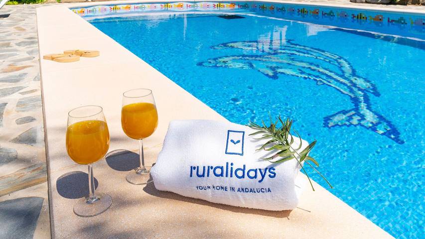Finca für 8 Personen, mit Whirlpool und Balkon/Terrasse sowie Pool, mit Haustier in Sayalonga - 2