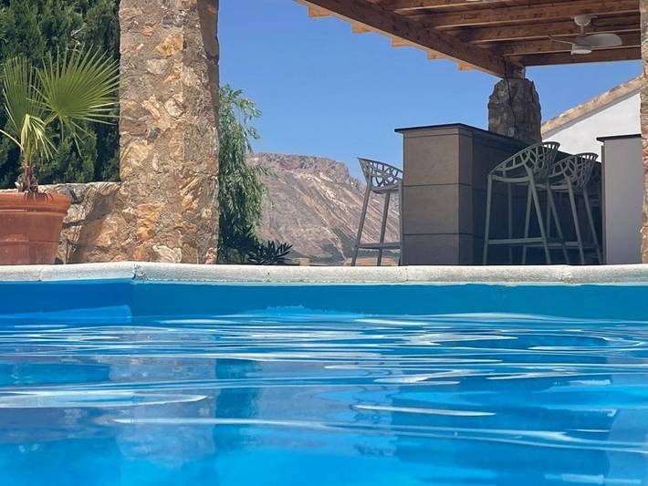 Apartamento para 8 personas, con Terraza y Jardín además de Piscina y Sauna en Vélez-Blanco
